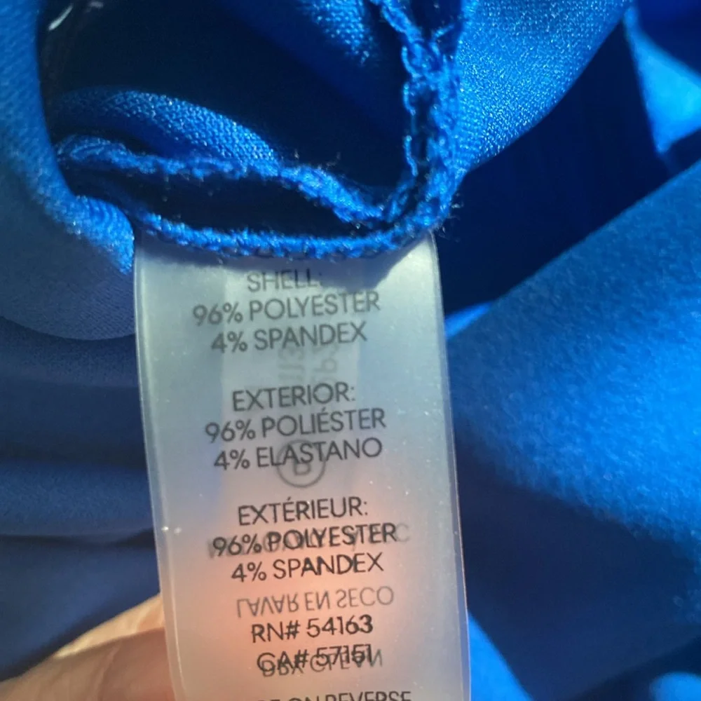 Calvin Klein NWT Royal blue jumpsuit. Size 16 - Picture 9 of 10